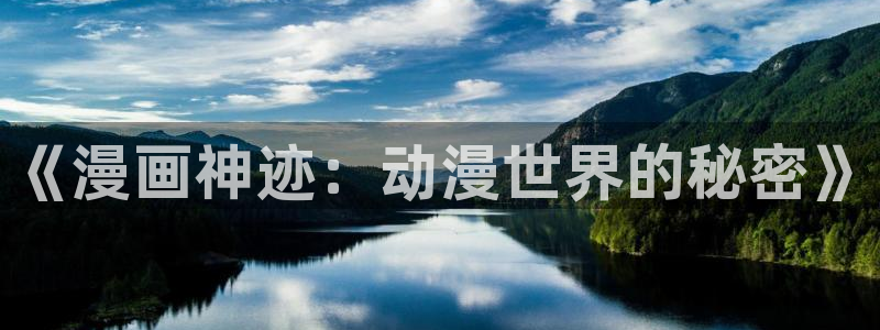 age动漫网官网入口：《漫画神迹：动漫世界的秘密》
