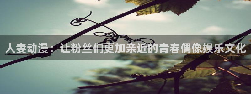 age动漫专注动漫的门户网站：人妻动漫：让粉丝们更加亲近的青春偶像娱乐文化